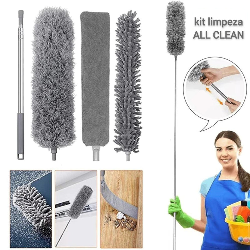 Kit Escovas de Limpeza ALL CLEAN